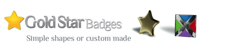 Gold star badge ideal rewards for schools and employees